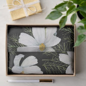 Waterverf Witte Kosmos Bloemen Botanische Schilder Tissuepapier (Geschenk)