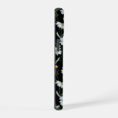 Waterverf Witte Madeliefjes Monogram Initiaal iPhone 15 Case (Rechterkant)