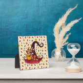 Waterverf Witte Pet en rode bladeren tablet Fotoplaat (Insitu)