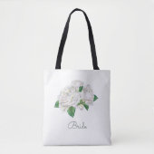  Waterverf witte rozen Tote Bag (Voorkant)