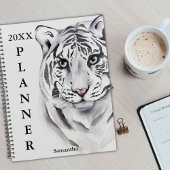 Waterverf Witte Tijger Custom Planner