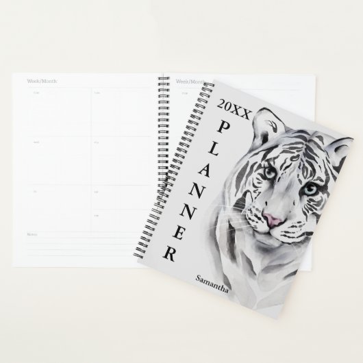 Waterverf Witte Tijger Custom Planner (Display)
