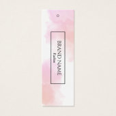 Waterverf Witte Zakelijke Kleding Hang label Mini Visitekaartjes (Voorkant)