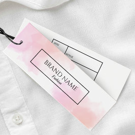 Waterverf Witte Zakelijke Kleding Hang label Mini Visitekaartjes