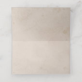 Waterverf Witte Zee Shell Coral Beach Wedding Plaatskaartje (Binnenkant ongevouwen)