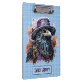 Waterverf Wizard Raven Bird Klembord (Rechts)