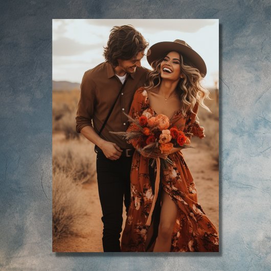 Waterverf woestijn cactus foto bruiloft save the date