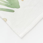 Waterverf Woestijn Cactus Tuin Fleece Deken (Hoek)