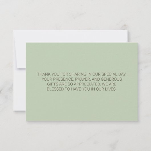 Waterverf woestijn rood succes Hartelijk dank Bedankkaart (Achterkant)