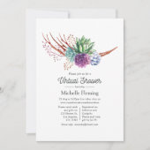 Waterverf woestijn succes virtueel Baby shower Kaart (Voorkant)