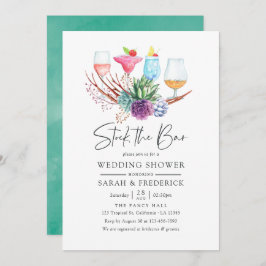 Waterverf woestijn Succulosans de bar Kaart