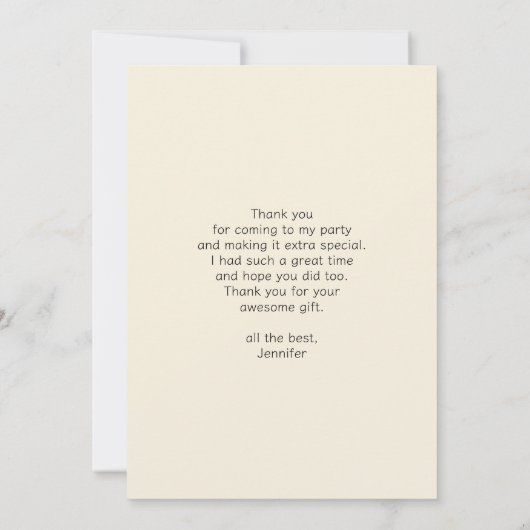 Waterverf woestijncactus en bergen bedankkaart (Achterkant)