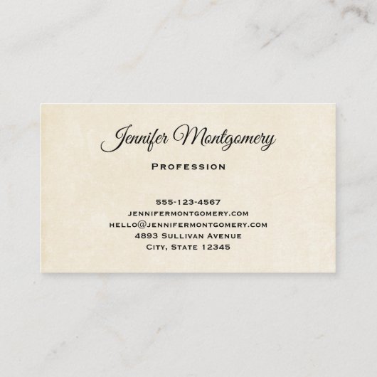 Waterverf woestijncactus en bergen visitekaartje (Achterkant)