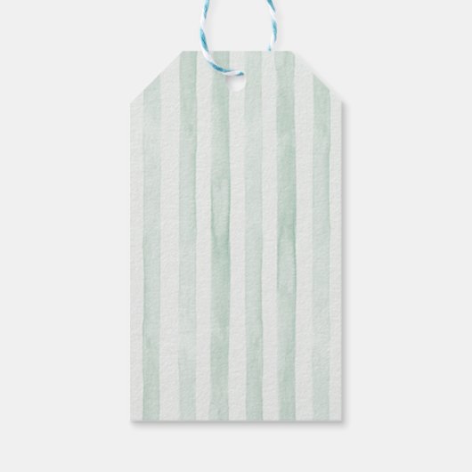 Waterverf woestijncactus Succulenten Weddenschap B Cadeaulabel (Achterkant)