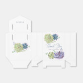 Waterverf woestijncactus Succulents Bedankt Bedankdoosjes (Uitgevouwen)