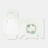 Waterverf woestijnCactus Succulents Wedding Bedankdoosjes (Uitgevouwen)