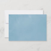 Waterverf woestijnCactus Succulents Wedding RSVP (Achterkant)