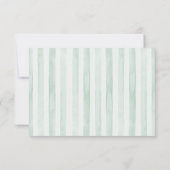 Waterverf woestijnCactus Succulents Wedding RSVP (Achterkant)