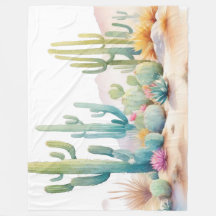 Waterverf woestijnillustratie