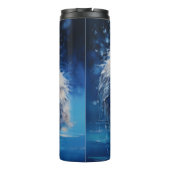 Waterverf Wolf Animal Thermosbeker (Achterkant)