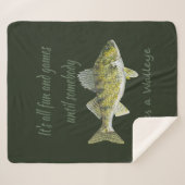 Waterverf Wolf Family Pack Citaat Inspirerend Sh Sherpa Deken (Voorkant (horizontaal))