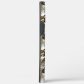 Waterverf Wolf Head, grijze zwarte kleuren Case-Mate iPhone Case (Achterkant / Rechts)