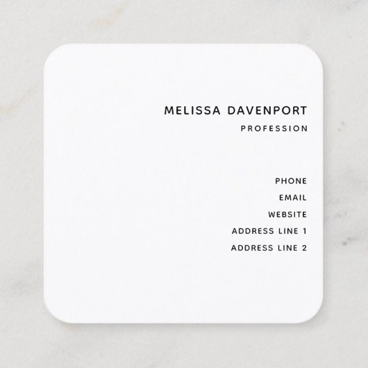 Waterverf Wolf Howling in een Boho stijl kransbus Vierkante Visitekaartje (Achterkant)