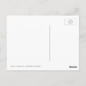 Waterverf Wolf Howling in een Boho Style Wreater Briefkaart (Achterkant)