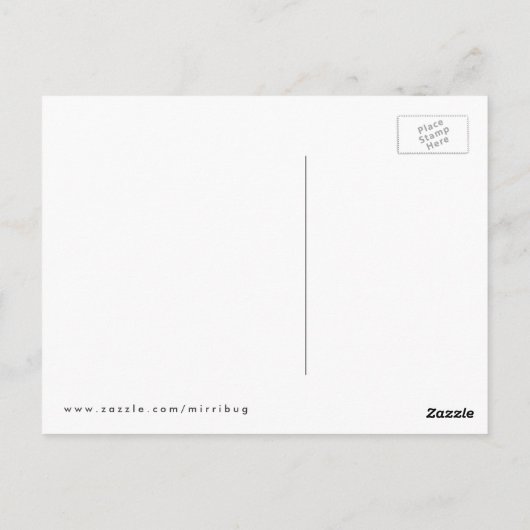 Waterverf Wolf Howling in een Boho Style Wreater Briefkaart (Achterkant)