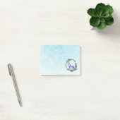Waterverf Wolf Howling in een Boho Style Wreater Post-it® Notes (Kantoor)