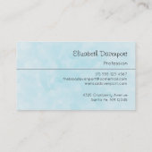 Waterverf Wolf Howling in een Boho Style Wreater Visitekaartje (Achterkant)