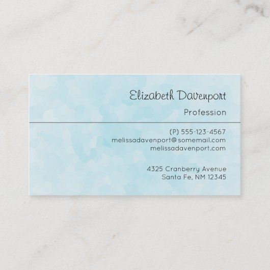 Waterverf Wolf Howling in een Boho Style Wreater Visitekaartje (Achterkant)