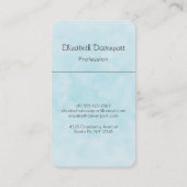 Waterverf Wolf Howling in een Boho Style Wreater Visitekaartje (Achterkant)