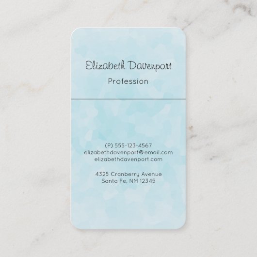 Waterverf Wolf Howling in een Boho Style Wreater Visitekaartje (Achterkant)