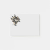 Waterverf Wolf Mountain Animal Natuur kunst Post-it® Notes (Voorkant)