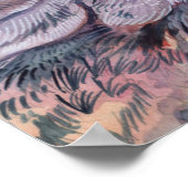 Waterverf Wolf Pack Poster (Hoek)