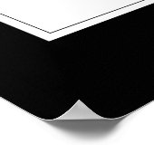 Waterverf Wolf Quote "Eenvoudig houden" Poster (Hoek)