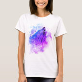 Waterverf Wolf T-Shirt (Voorkant)