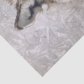 Waterverf Wolf Tissuepapier (Detail)