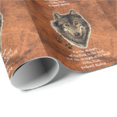 Waterverf Wolf Track Quote door Kipling Cadeaupapier (Rol Hoek)