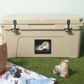 Waterverf Wolf World's beste mama en Cubs Sticker (Koeler)