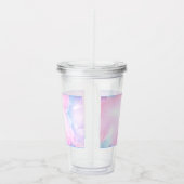 Waterverf Wolken Acryl Tumbler Acryl Drinkbeker (Rechts)