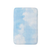 Waterverf wolken en achtergrond badmat (Voorkant Verticaal)