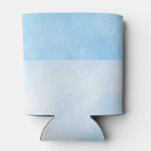 Waterverf wolken en achtergrond blikjeskoeler (Achterkant)