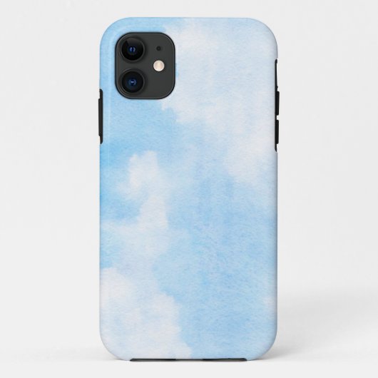 Waterverf wolken en achtergrond Case-Mate iPhone case (Achterkant)