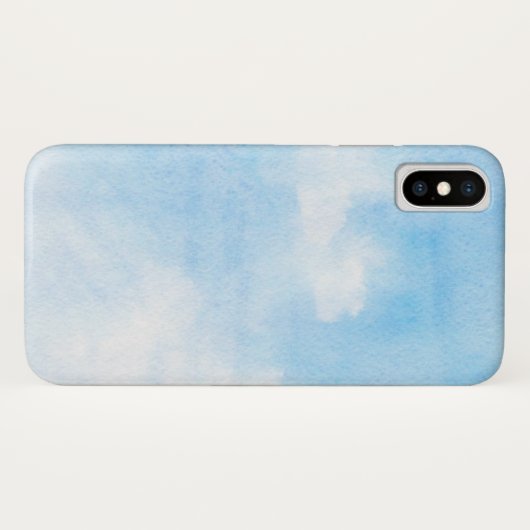Waterverf wolken en achtergrond Case-Mate iPhone case (Achterkant (horizontaal))