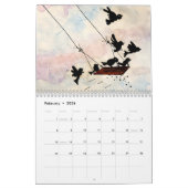 Waterverf Wonder 2020 Agenda door Gwestsketches Kalender (Feb 2026)