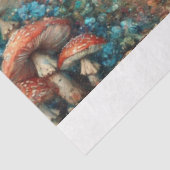 Waterverf Wonderland Alice Mushroom Art Decoupage Tissuepapier (Detail)