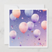 Waterverf wonderland bedankkaart (Achterkant)