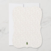 Waterverf Woodland Animal Wedding Invitation Kaart (Achterkant)